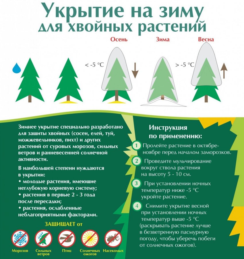 Укрытие для хвойников