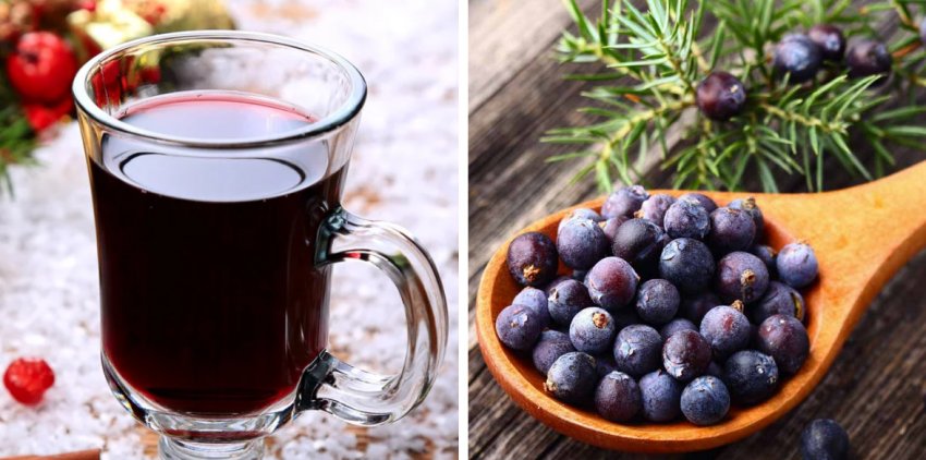 Глінтвейн з ягод можжевеліка Глінтвейн з ягод можжевеліка