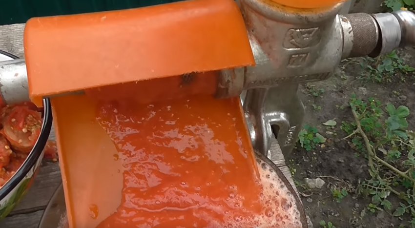 Заморозка томатного пюре