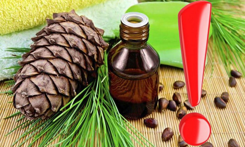 Противопоказания кедрового эфирного масла