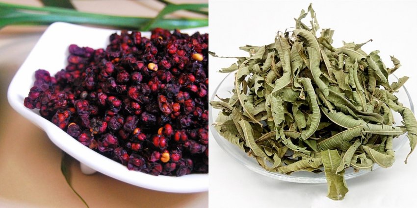 Сушені плоди та листя лимонника