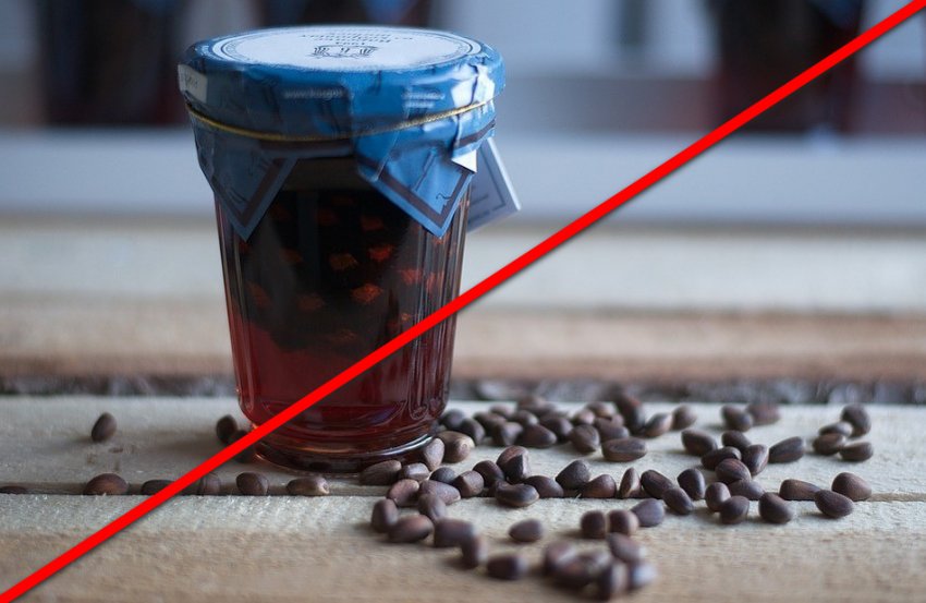 Настойка на кедрових горішках Настойка на кедрових горішках