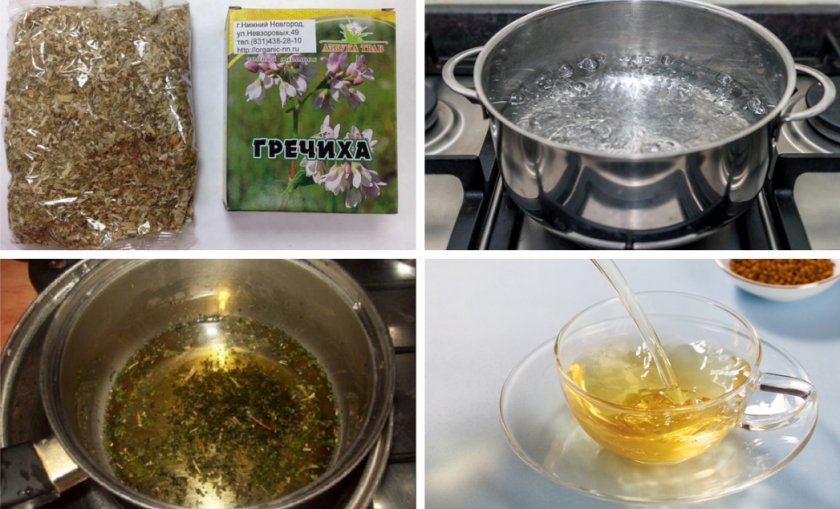 Приготовление отвара из гречки Приготовление отвара из гречки