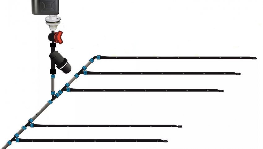 Система крапельного поливу Система крапельного поливу