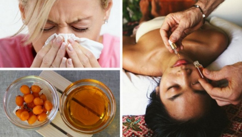 Использование облепихового масла при болезнях носа