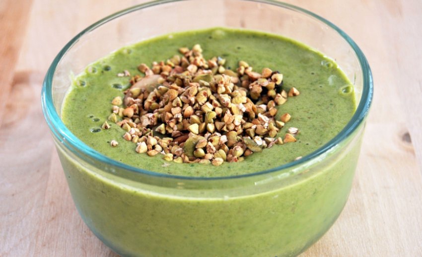 Суп-пюре з пророщеної гречки