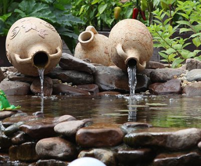 Використання амфор в ландшафтному дизайні