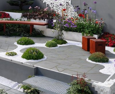 Модерн у ландшафтному дизайні