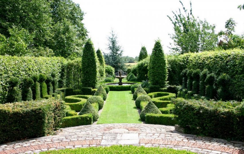 Класичний садовий дизайн Класичний садовий дизайн