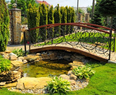 Садові мости як елемент ландшафтного дизайну ділянки