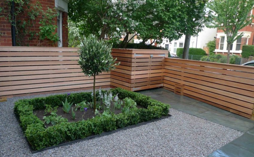 Палисадник в сучасному стилі