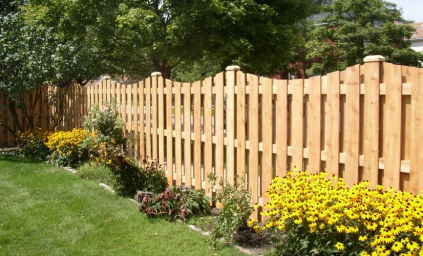 Дерявяный штакетник