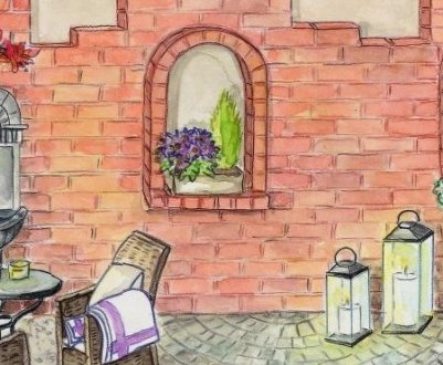 Використання старої цегли в ландшафтному дизайні