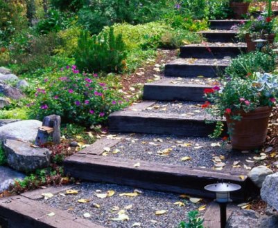 Ландшафтний дизайн сходів і підступенів