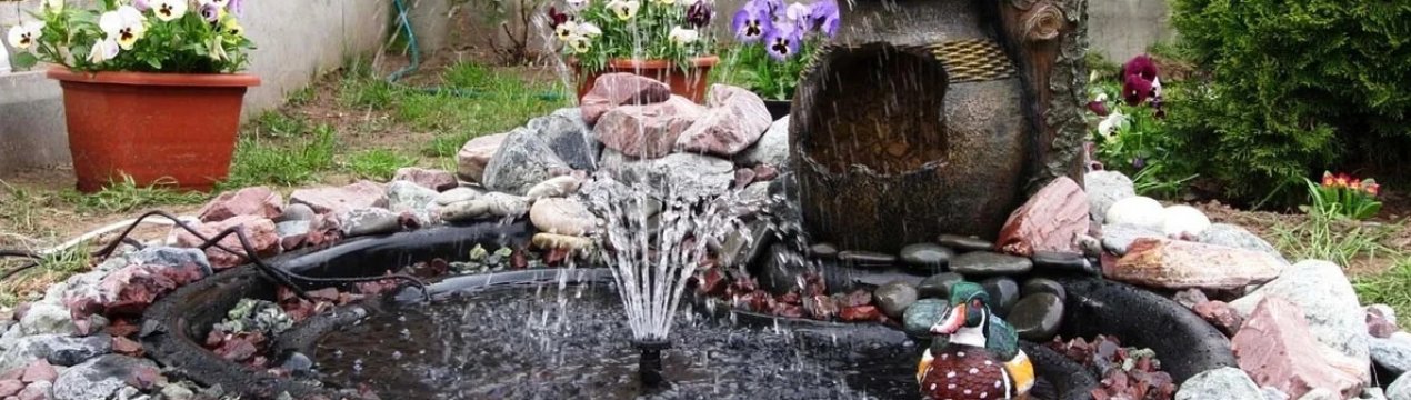 Виготовлення та встановлення фонтану в водоймі