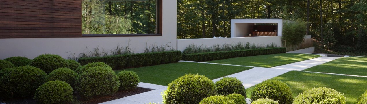 Стиль хай-тек в ландшафтному дизайні