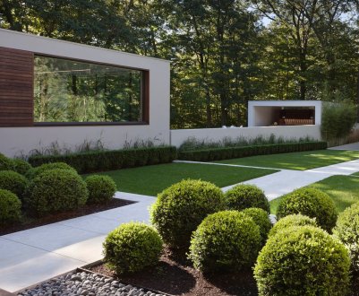 Стиль хай-тек в ландшафтному дизайні