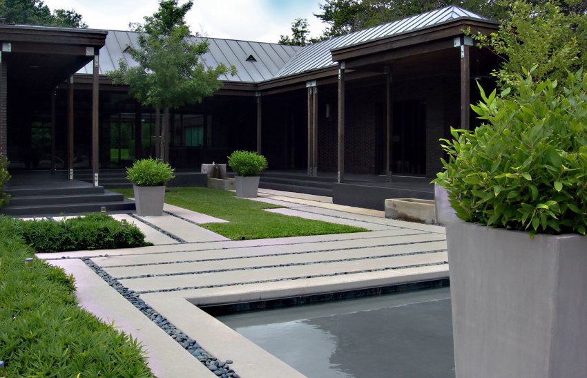 Стиль хай-тек в ландшафтному дизайні Стиль хай-тек в ландшафтному дизайні