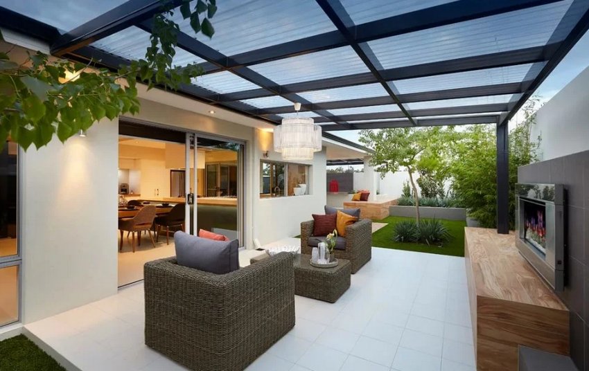 Патіо під дахом