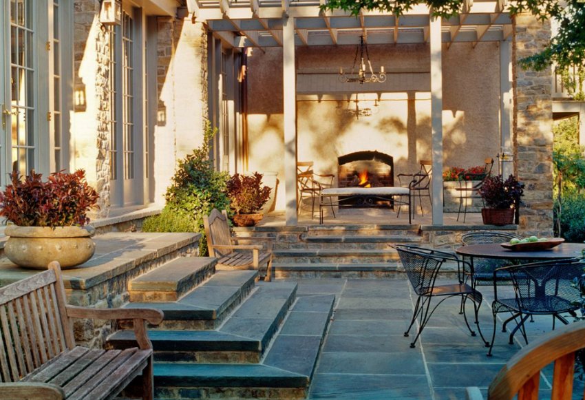 Патіо в стилі кантрі