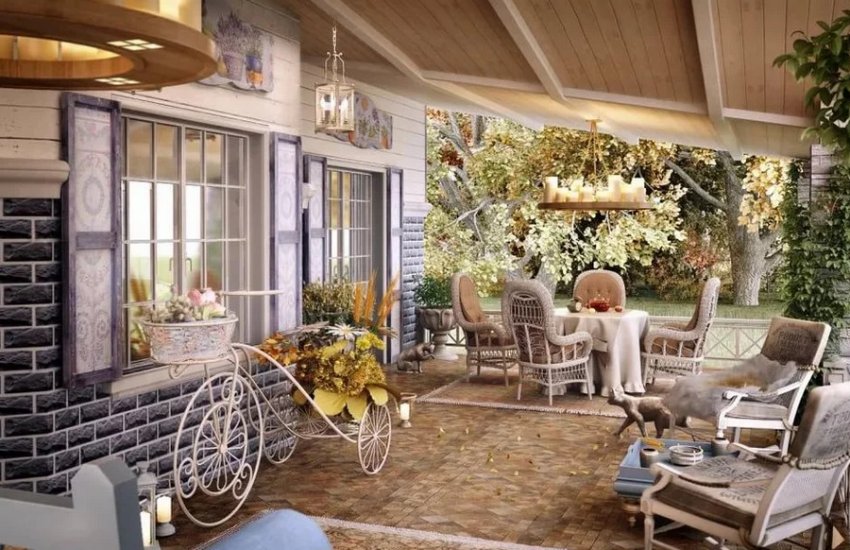 Патіо в стилі прованс