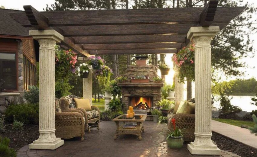 Патіо в італійському стилі