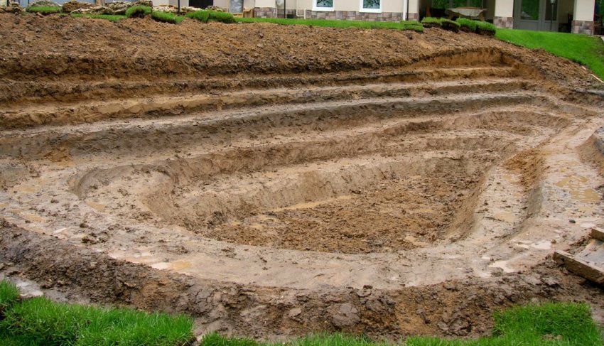 Викопка ями під ставок Викопка ями під ставок