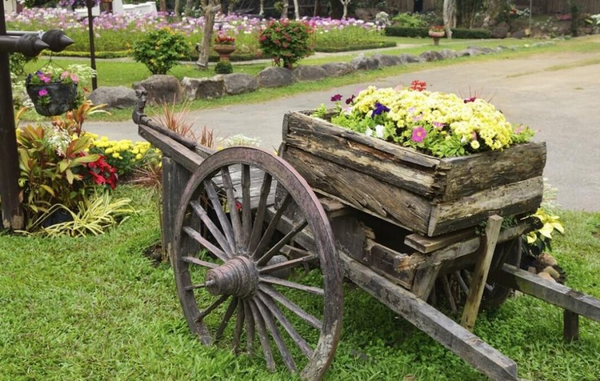 Кантрі стиль у ландшафтному дизайні