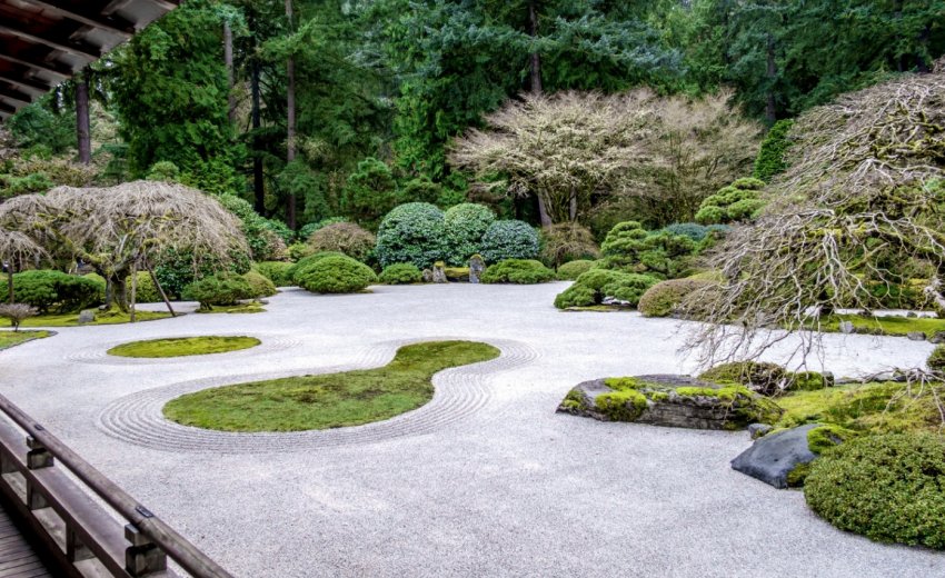 Японський мінімалістичний сад