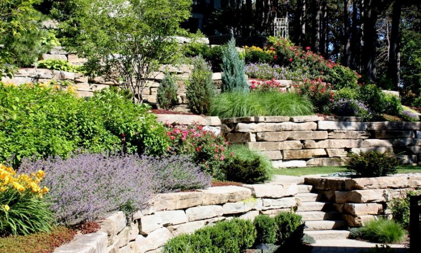 Терасований схил