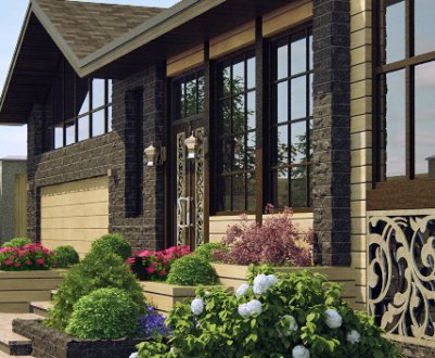 Зеленіння та благоустрій території навколо котеджу