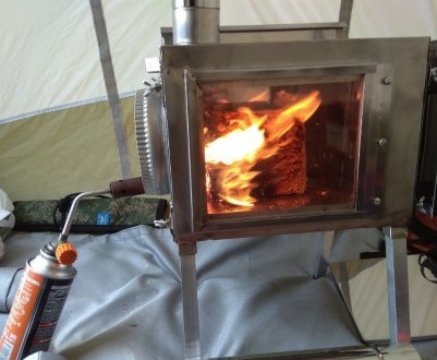 Виготовлення грубки для зимового намету