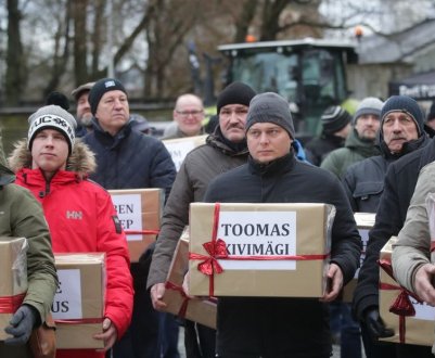 Естонські фермери вийшли на акцію протесту