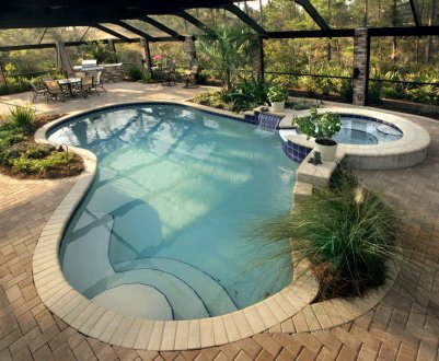 Особливості оформлення басейну в ландшафтному дизайні