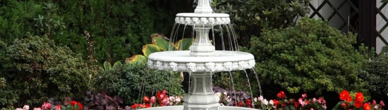 Особливості фонтана в ландшафтному дизайні