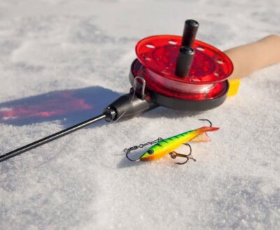 Як оснастити зимову вудку