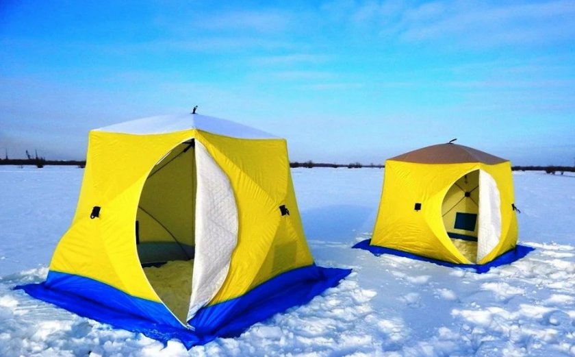 Обустройство зимней палатки для рыбалки