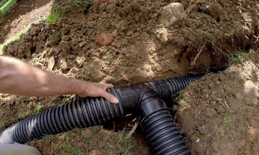 Установка дренажної системи Установка дренажної системи
