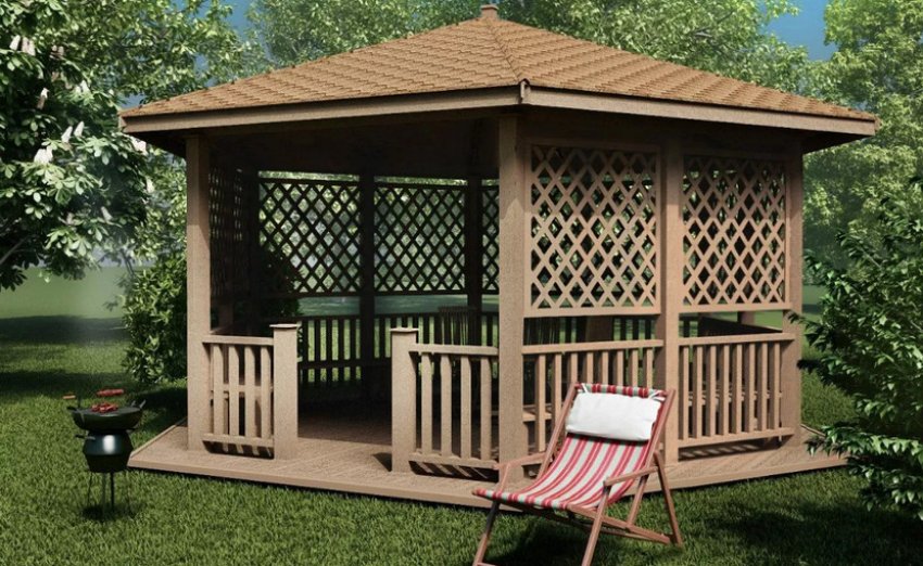 Стаціонарна бесідка Стаціонарна бесідка