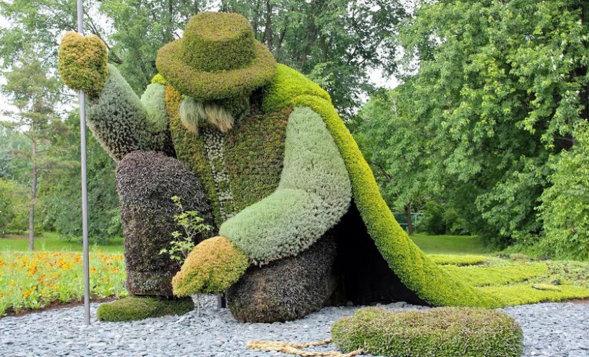 Акцентуюча фігура в ландшафтному дизайні Акцентуюча фігура в ландшафтному дизайні