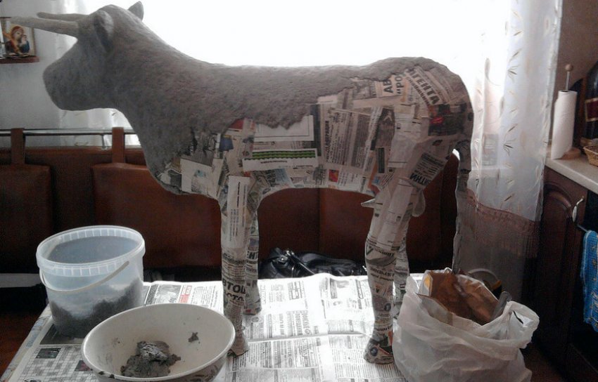 Виготовлення фігурки з пап'є-маше Виготовлення фігурки з пап'є-маше