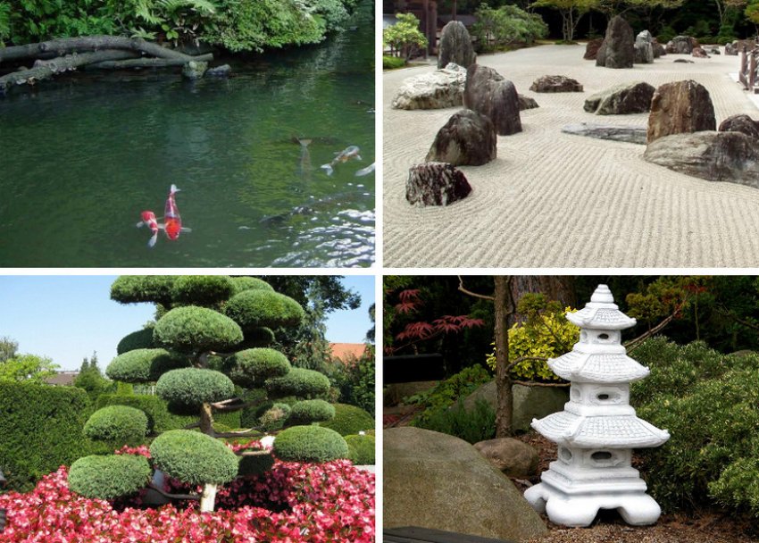 Елементи японського саду Елементи японського саду