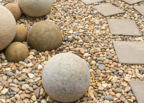 Виды гальки и применение материала в ландшафтном дизайне