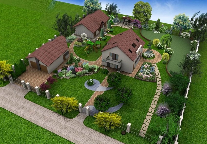 Дизайн на 20 соток ділянки Дизайн на 20 соток ділянки