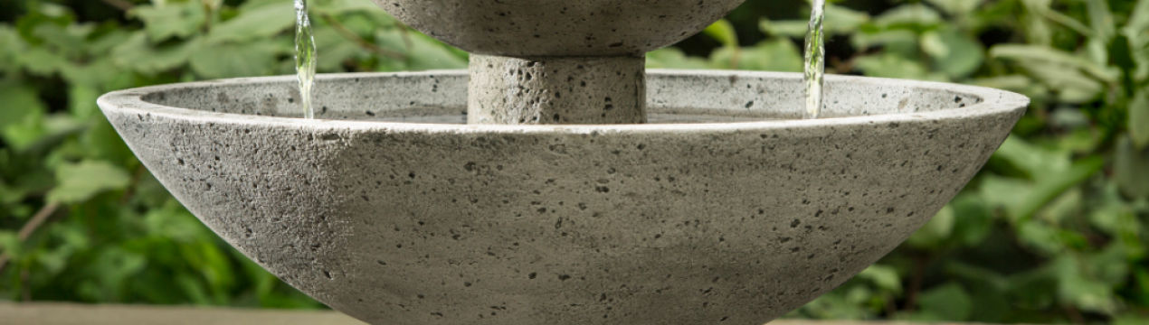Як зробити фонтан з бетону