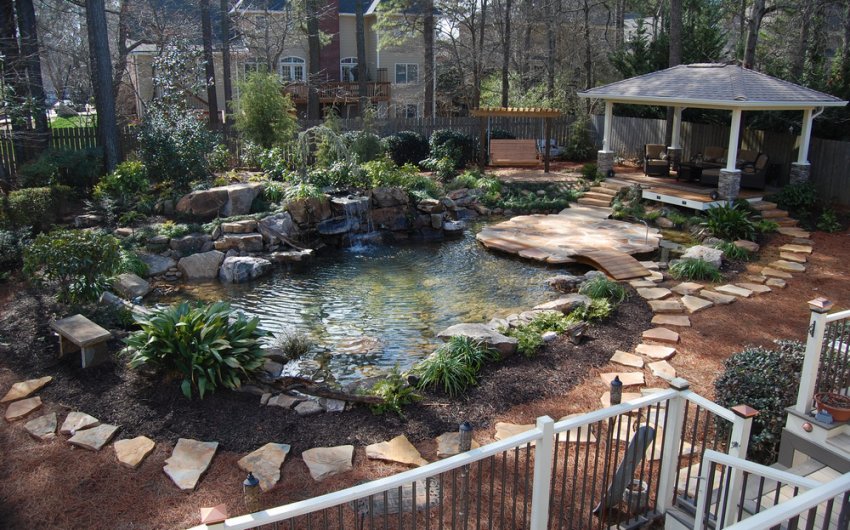 Водойма на ділянці Водойма на ділянці