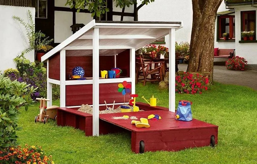 Пісочниця у ландшафтному дизайні Пісочниця у ландшафтному дизайні