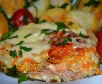 Як приготувати горбушу під шубою