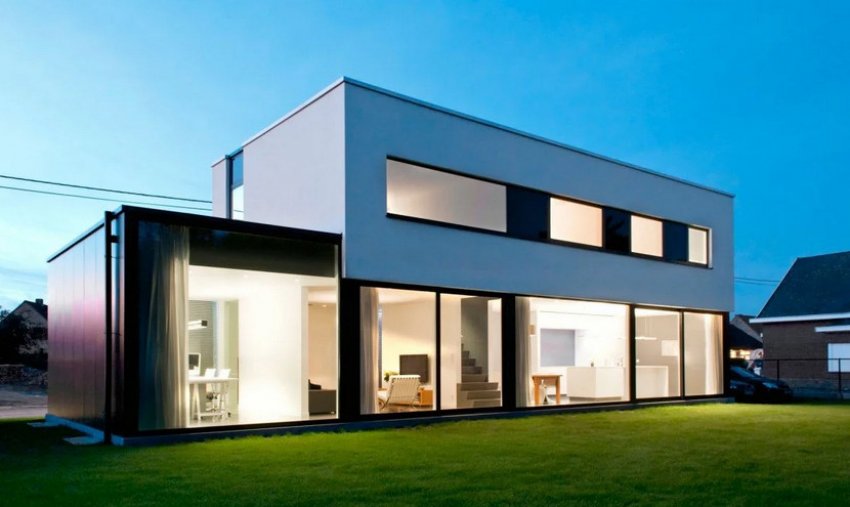 Будівля в стилі мінімалізм Будівля в стилі мінімалізм