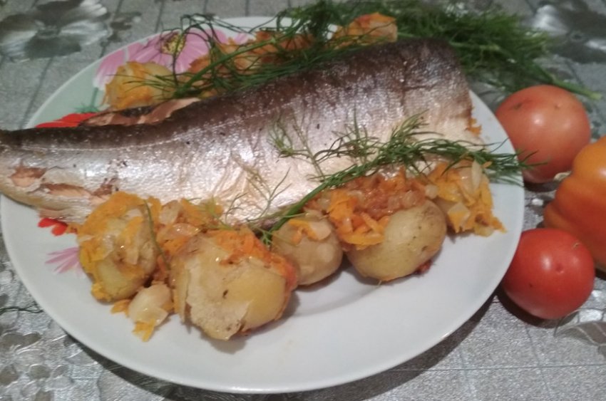 З картоплею та овочами З картоплею та овочами